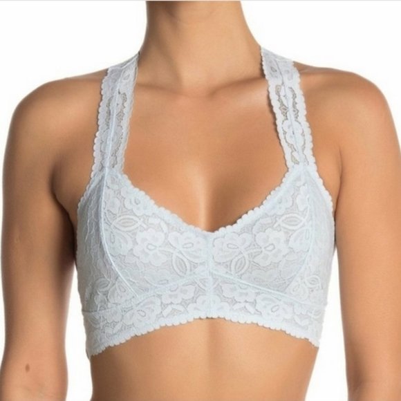 Free People Other - Free People Galloon Bralette in Barely Blue